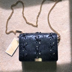 NWT Michael Kors Beaded Jade Gusset Handbag